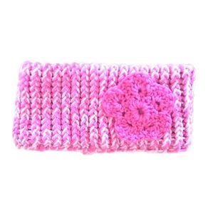 Hot Pink Confetti Handmade Earwarmer NWT
